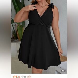SHEIN Black Mini Dress